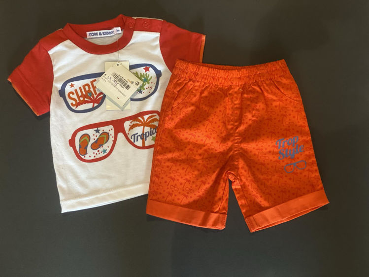 Picture of IK1271- COTTON BOYS TOM&KIDDY TWO-PIECE SET